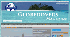 Desktop Screenshot of globerovers-magazine.com